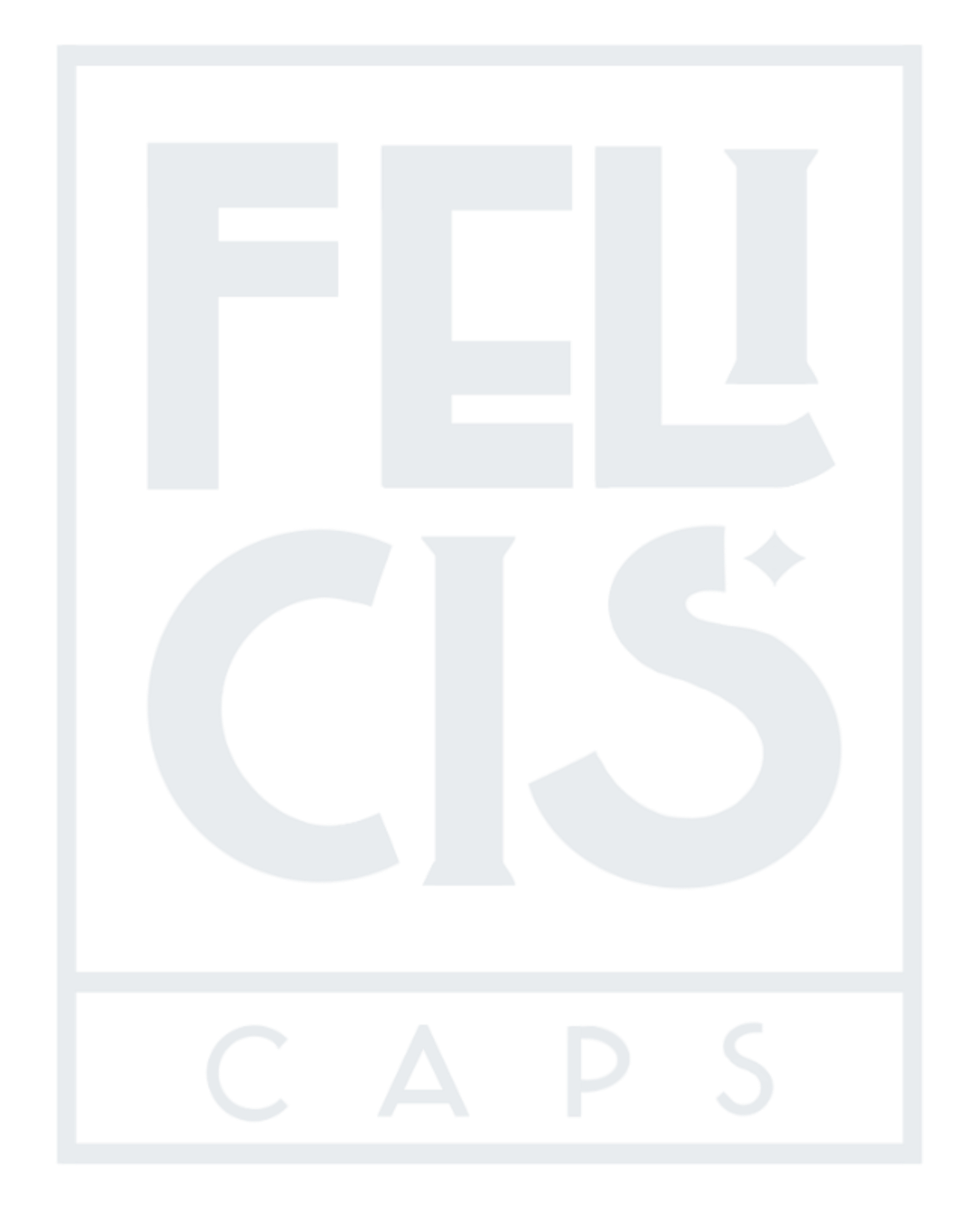 logotipo felicis caps